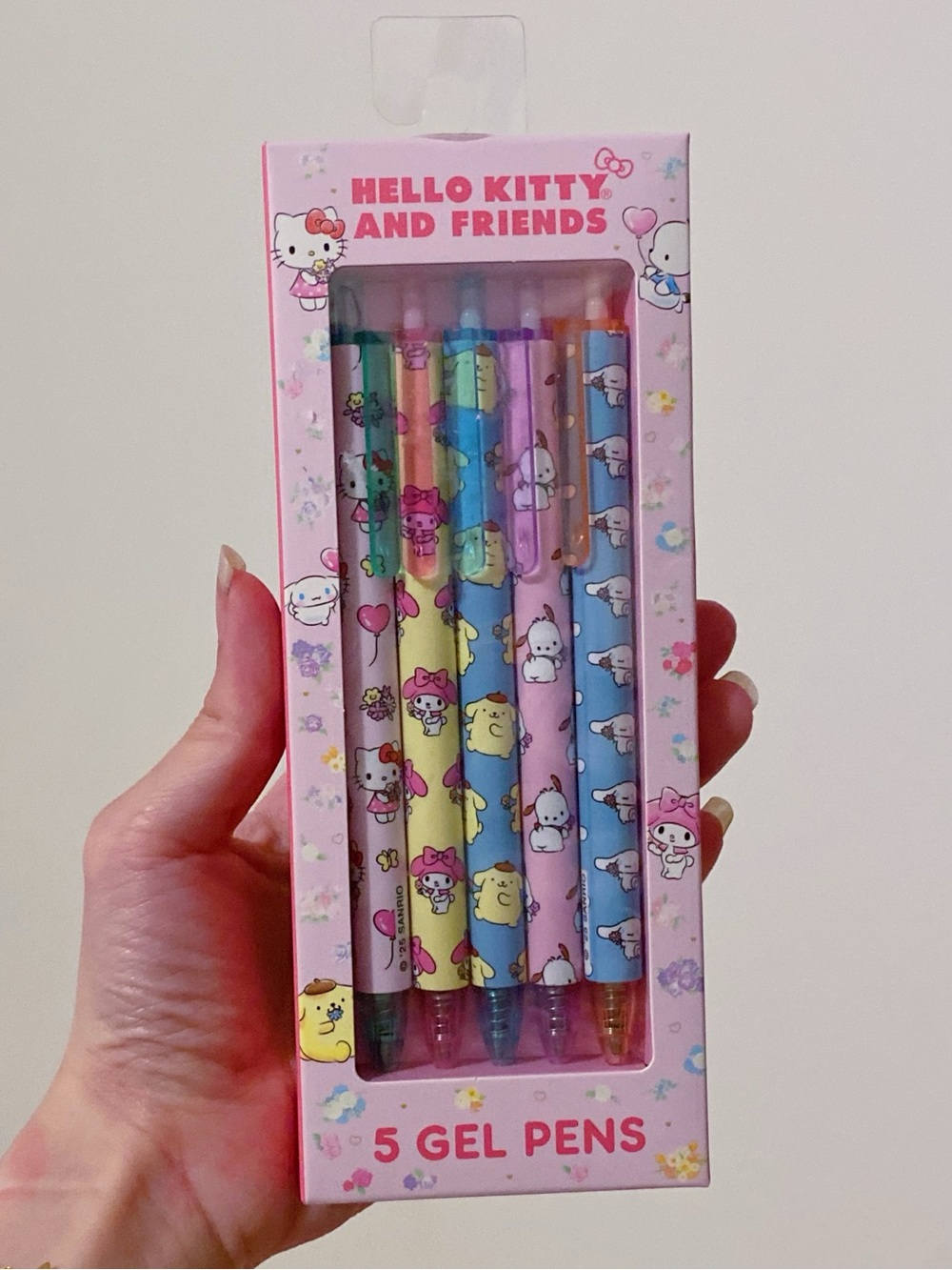 Sanrio Hello Kitty & Friends Gel Pen Set Of 5